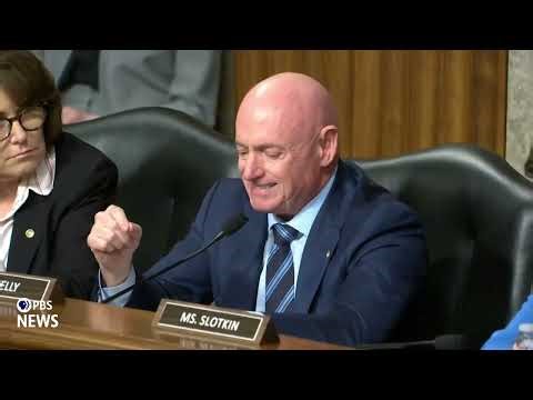 WATCH: Sen. Kelly questions Hegseth and Caine on Iran war, defense spending
