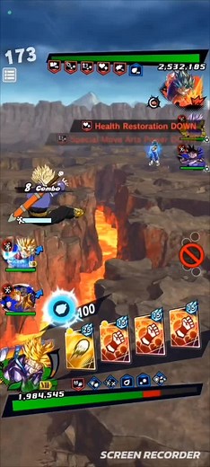 Green SSJ Trunks Showcase at 14* in Dragon Ball Legends