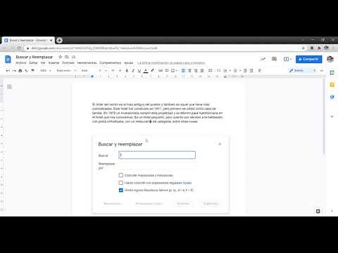 Cómo buscar y reemplazar palabras en Documentos Google
