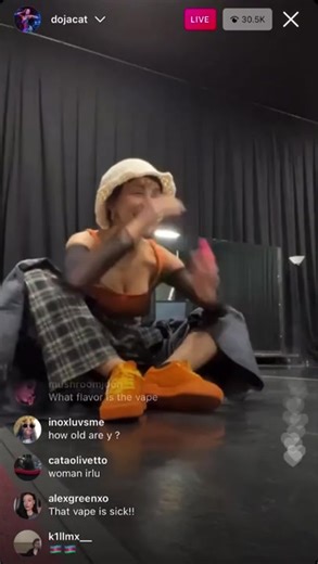 Doja Cat - Instagram Live | from rehearsals | (Aug 13, 2021) FULL 1845