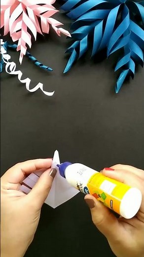 DIY 3D Paper Snowflake | christmas crafts | how to make 3D snowflake | Paper decoration crafts