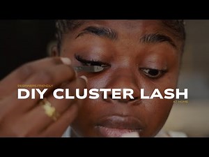 detailed DIY LASH EXTENSION at HOME using CLUSTER LASH to last 2-4 weeks | Beginner Friendly