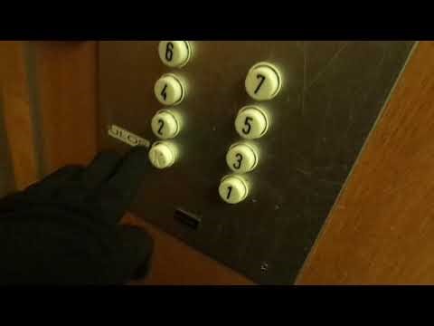 Amazing old 1974 Kone Traction Elevator @ Radansivunkatu 14, Lahti, Finland