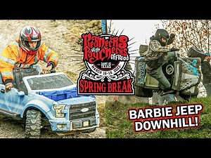 Rednecks with Paychecks Spring Break 2023 Barbie Jeep Downhill