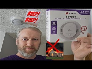 How To Install Hardwired Smoke / Carbon Monoxide Detector - DIY Step By Step Instructions "KIDDE"