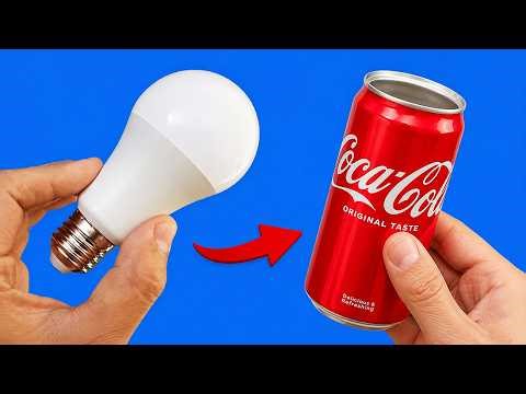 Never Buy New LED Lights! Fix Dead LED Bulbs With A Coca-Cola Can.
