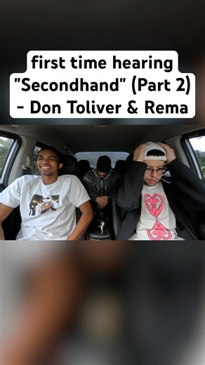 FIRST TIME HEARING SECONDHAND #part2 #melodicrap #randb #afrobeats #reaction #dontoliver #rema