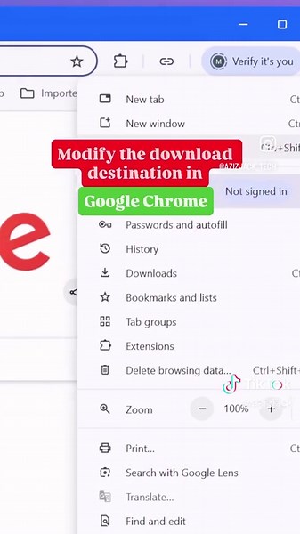 #Modify the #download #destination in #Google #Chrome