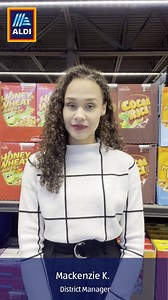 17K views · 110 reactions | Considering applying to our District Manager role? Don't hesitate! Hear first hand from Mackenzie about a typical week in the District Manager role. Learn more about being a District Manager at ALDI: https://bit.ly/454iswj | ALDI USA Careers | Facebook