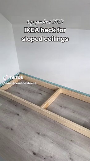 Sloped Ceiling Wardrobe IKEA Hack Tutorial