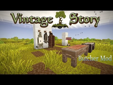 Vintage Story | BUTCHER MOD (News Ways To Get Meats) | Mod Showcase [1.18.8]