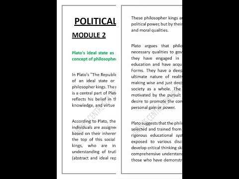POLITICAL SCIENCE MODULE 2 {2} BLSLLB SEMESTER 2 2023