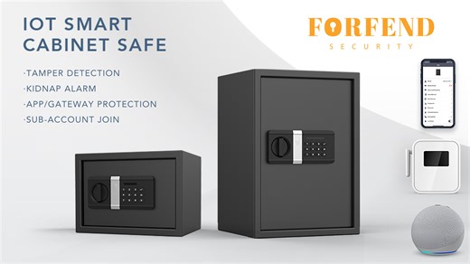 Watch FORFEND Smart Safe Box Large Home Safe Biometric Fingerprint on Amazon Live