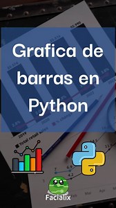 19 reactions | Aprende a crear gráficas de barras con Python | Facialix | Facebook