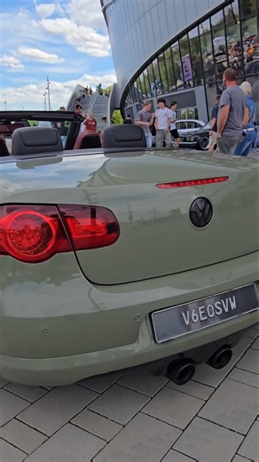 Tuning Vw EOS convertible with AUDI RS3 #modified #carshow #rsevent #tuningcars #looklow