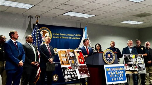 Louisiana law enforcement makes over 490 arrests in violent crime crackdown