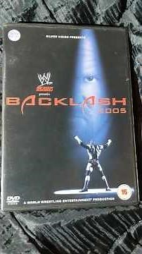 WWE Backlash 2005/2006/2007 DVD's #subscribe #shorts #wwe
