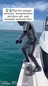 😱 percikan api terlihat di mulut hiu 😫😫 #fyp #reels #fbpro #jangkuanluas | Ahmad Rafly Iskandar Arnidar