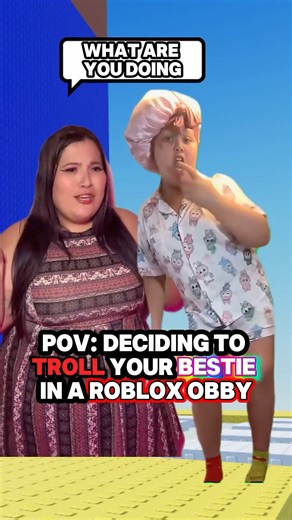 TROLLING Your BESTIE in A ROBLOX OBBY! 😂