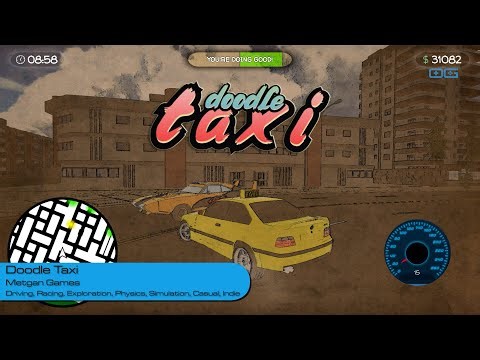 Doodle Taxi: Bring Back the Color - A Tribute to the Early 2000s Open World Car Games (Gameplay)
