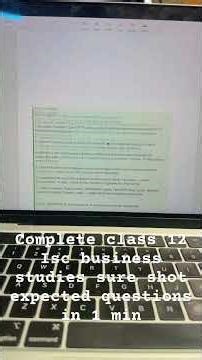 Complete Business Studies Class 12 Isc questions top 2 sure shot in exam #class12isc