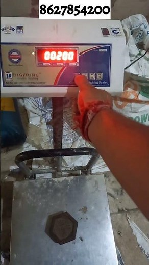 Weighing machine calibration 100kgs