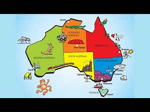 Around Australia | Learn About Australia Song with Lyrics