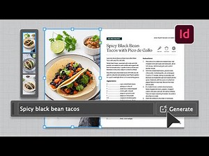 Generate images with text prompts in Adobe InDesign