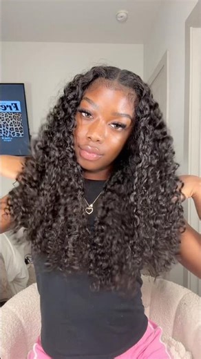 Install this curly wig with me from OQ hair ! #oqhair #wiginstall #curlyhair #riannaimari