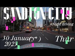 30 January 2025 I Night Drive from Sandton to Bryanston | SA Interest Rate Cuts 🚗🌙📻