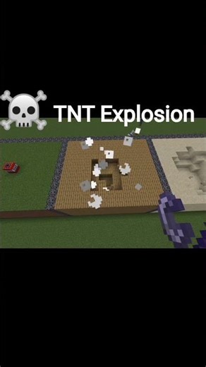 Minecraft TNT explosion effect by block