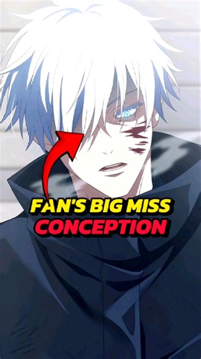 👉🏻Jjk fan's miss conception of gojo 1 vs 3 / #demonslayer #jjk #shorts #gojo
