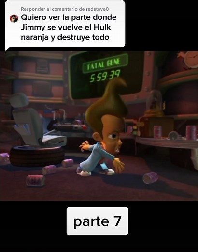 Jimmy Neutron se convierte en Hulk: transformación