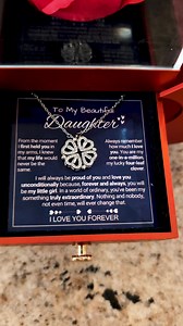 Imagine your daughter's reaction every time she opens this box🌹 A preserved rose, a hidden necklace, and a message from the heart—all in one perfect gift. ⭐ Join the celebration of eternal love with over 42,000 others. → Find her unforgettable gift with “Shop Now.” | Cherish These