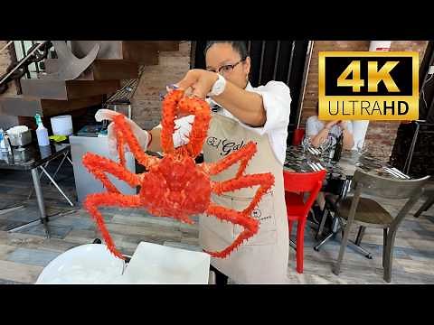 Santiago, Chile FOOD TOUR – Central Market, Fresh Seafood, & Street Eats in 4K!