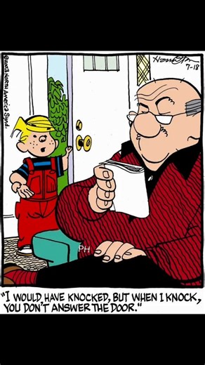 DENNIS THE MENACE 😍 . . #comicsKimgdom #dennisthemenace #dailycomedy #dailycomics #funny #dailycontent #parenting #school | Dennis Menace Comics