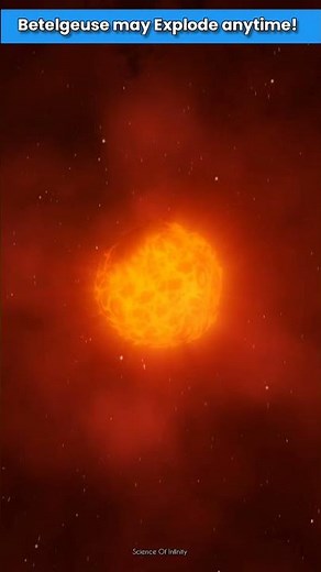 Betelgeuse may EXPLODE Anytime! #shorts #betelgeuse #star #explosion #space #nasa
