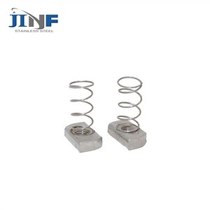 [Hot Item] Stainless Steel 316L Channel Nut with Long Spring