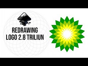 Redrawing logo British Petroleum (BP) di Inkscape