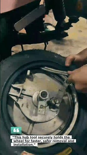 Wheel Hub Removal Tool! #Mechanic #Scooter #Workshop
