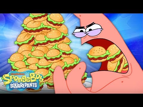 What Does Patrick Eat in a Day? 🍔 | SpongeBob