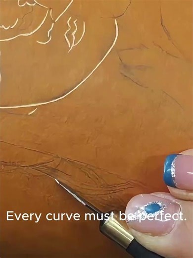 Satisfying Chinese Gourd Carving | One Cut = Permanent | No Eraser, No Undo 🔥