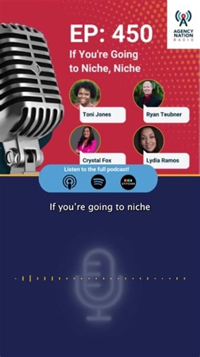 Sometimes an insurance niche finds you. Other times, you pave your way based on your passion. On this episode of Agency Nation Radio, host Toni Jones, senior vice president of transportation marketing at Palomar Insurance Corporation in Troy, Alabama, talks with three independent agents about curating a niche. Listen to the full podcast below! https://hubs.la/Q02v5jVg0 | Independent Insurance Agents & Brokers of America, Inc.