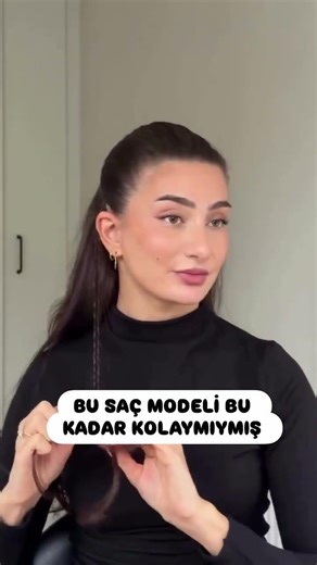 Bu Saç Modeli Bu Kadar Kolaymış