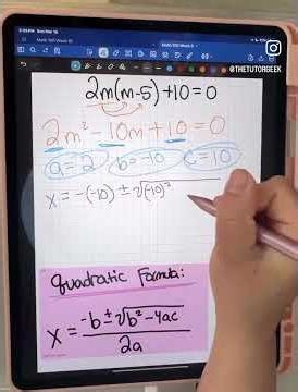 Solving quadratic equations |level 2 🤏🏽|