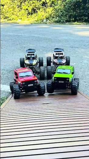 4 Epic RC Monster Truck Race 🏁 | Off-Road RC Cars Battle for Victory! #Shorts