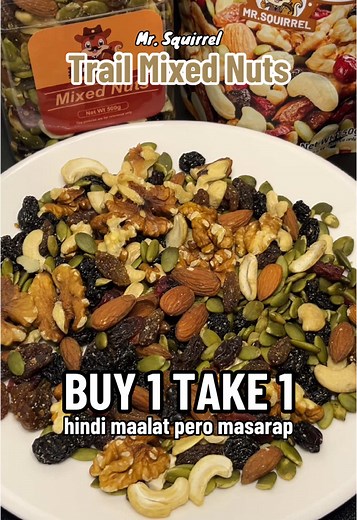 my favorite snack 🥰 Mr Squirrel Trail Mixed Nuts 😋 #mrsquirrel #mrsquirrelmixednuts #trailmix #trailmixednuts #mixednuts #healthysnacks