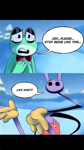 Funny Bunny!?🐰Jax x Ribbit❤️The Amazing Digital Circus Comic Dub
