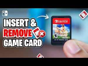 Nintendo Switch – How to Properly Insert & Remove Game Card | Switch Game Card Guide