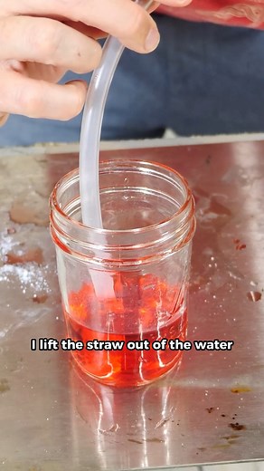 56K views · 600 reactions | Can you drink through a hydrophobic straw? #science #physics #theactionlab #learning #hydrophobic #reels | The Action Lab | Facebook